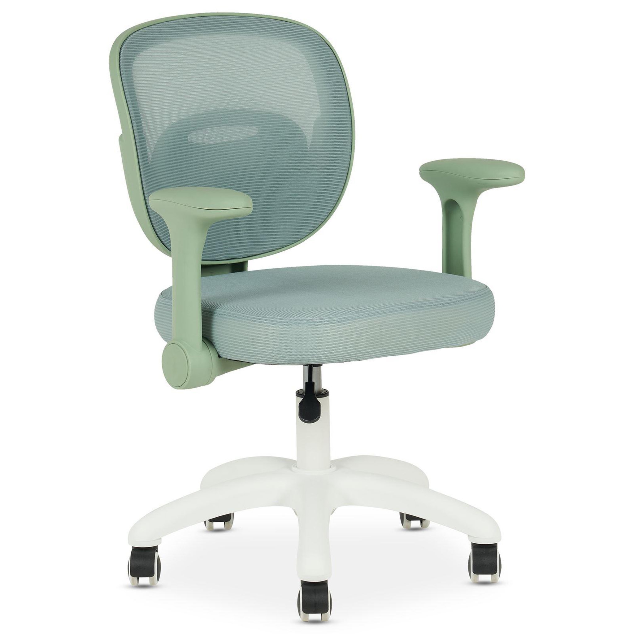 Voir la diapositive 3 : IDIMEX Chaise de bureau enfant amelia réglable en tissu mesh