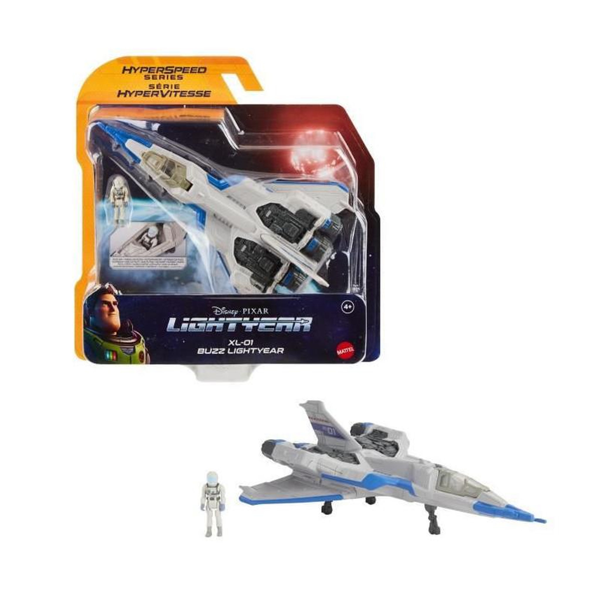 Voir la diapositive 5 : MATTEL Pixar - Lightyear - Vaisseau Xl-01 + Mini Figurine Buzz - Figurines DAction