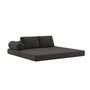 Voir la diapositive 4 : LISA DESIGN Lonny - canapé 3 places convertible en velours côtelé