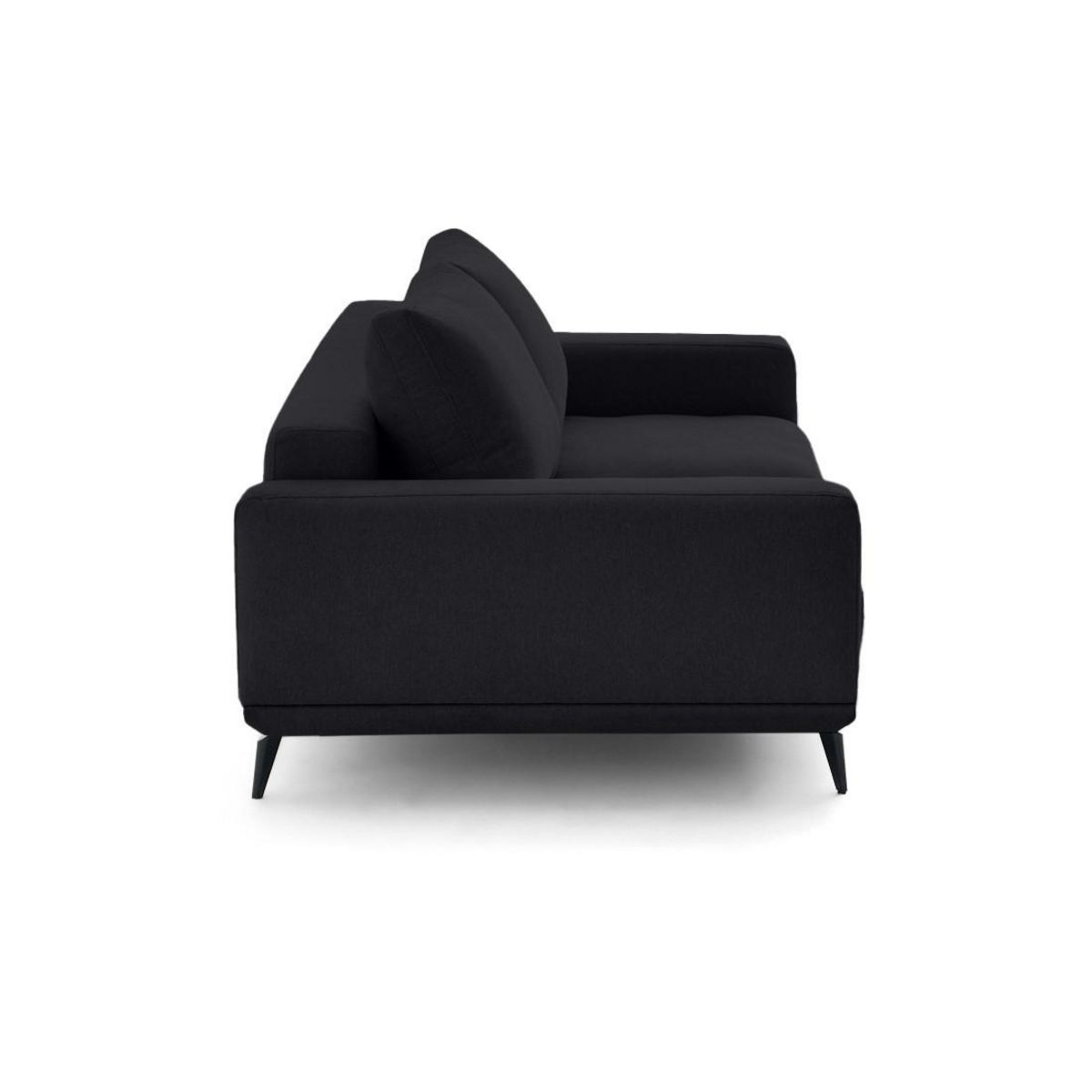 LISA DESIGN Vicence - canapé droit 3 places convertible en tissu