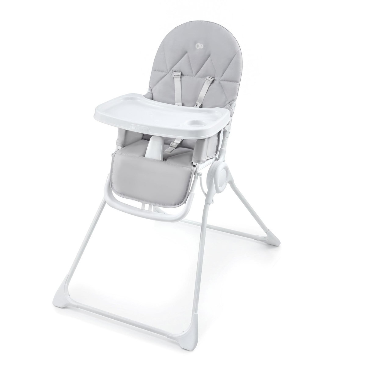 KINDERKRAFT Chaise haute evolutive bebe dossier inclinable et harnais