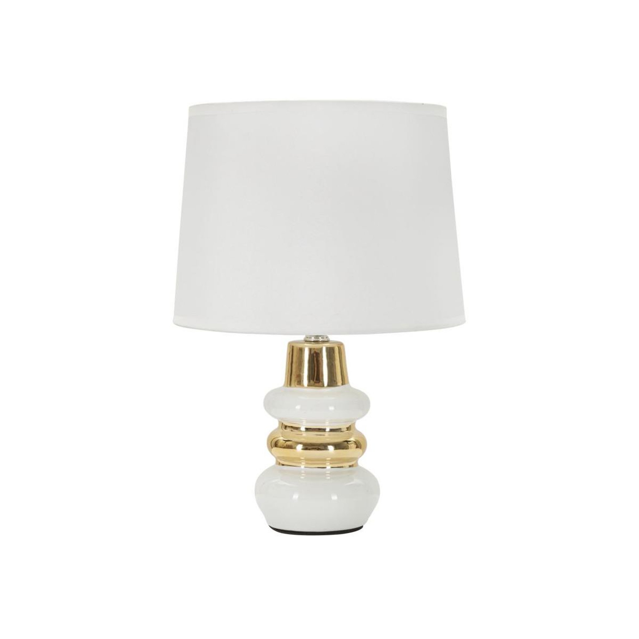 Paris Prix Lampe à poser en céramique  liara  32cm blanc & or