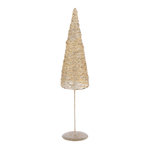 Paris Prix Sapin de Noël sur Socle  Glitter  58cm Doré