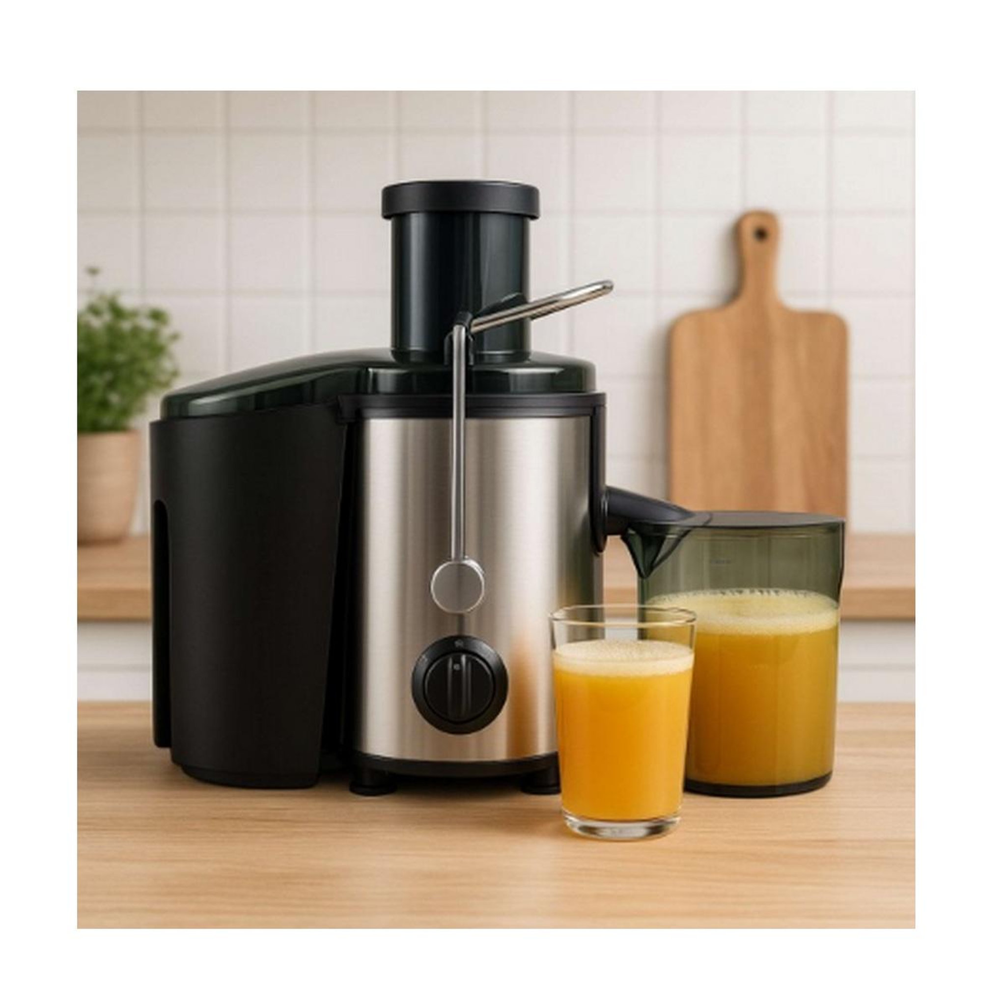 Voir la diapositive 2 : LIVOO Centrifugeuse 1000w inox/noir - DOP251