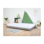 Voir la diapositive 3 : BENLEMI Lit simple en bois TEENY gris 90x180cm