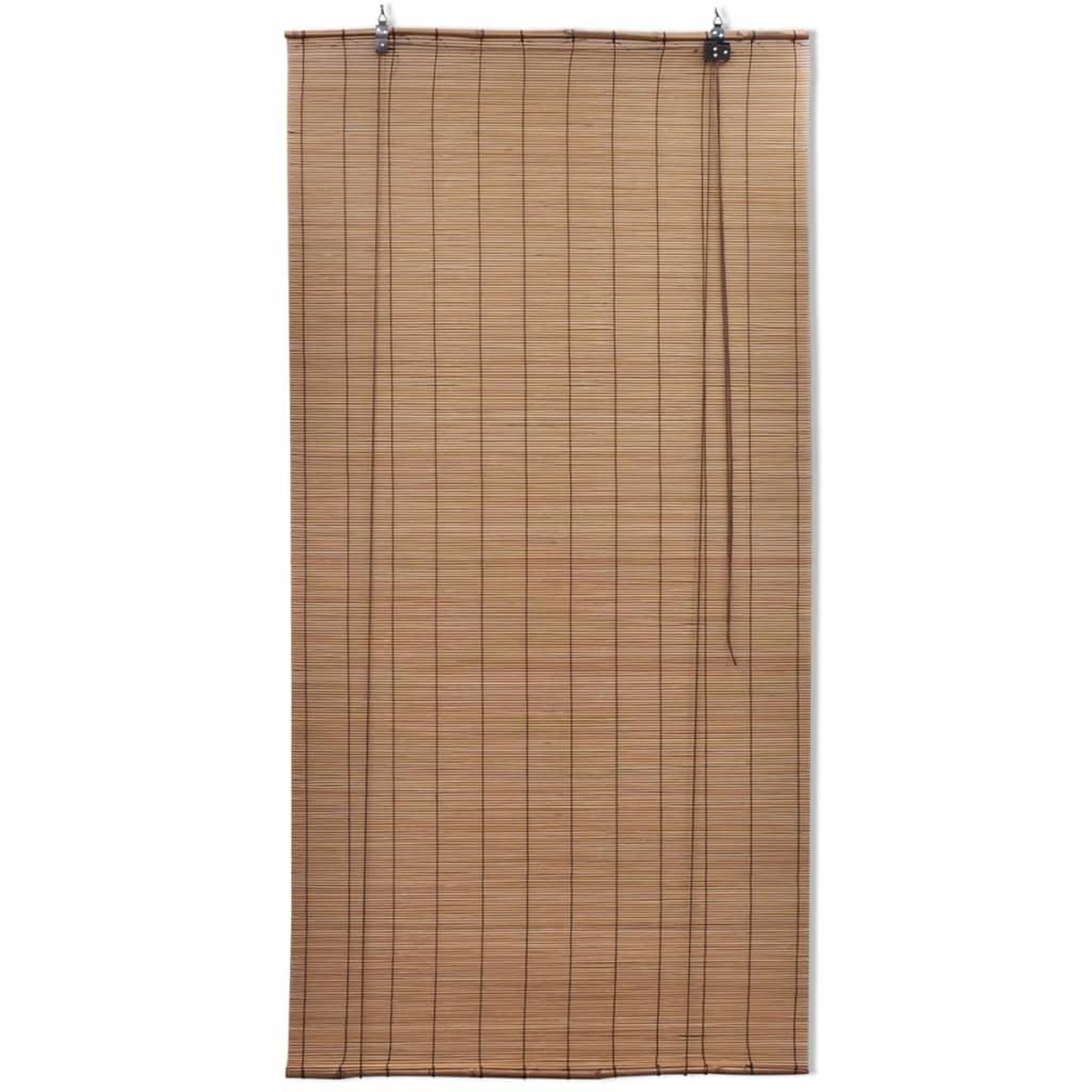 Voir la diapositive 2 : VIDAXL Stores roulants en bambou 2 pcs 80x160 cm marron