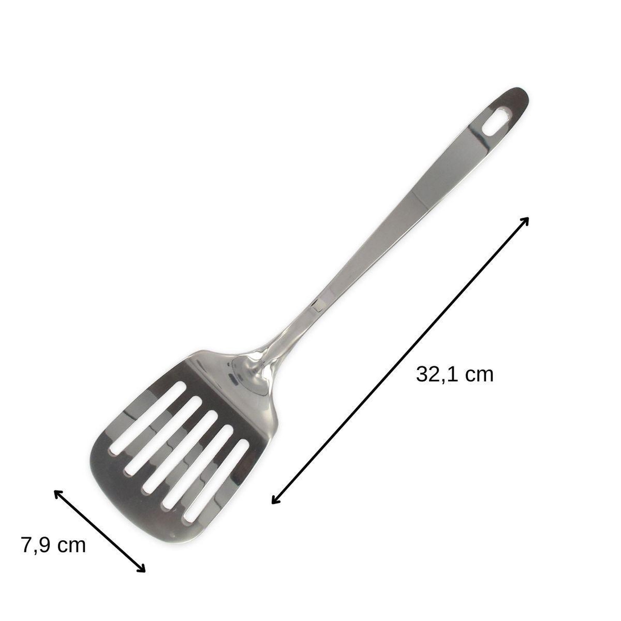 Voir la diapositive 3 : Fackelmann Pelle inox ajourée fackelmann oxford