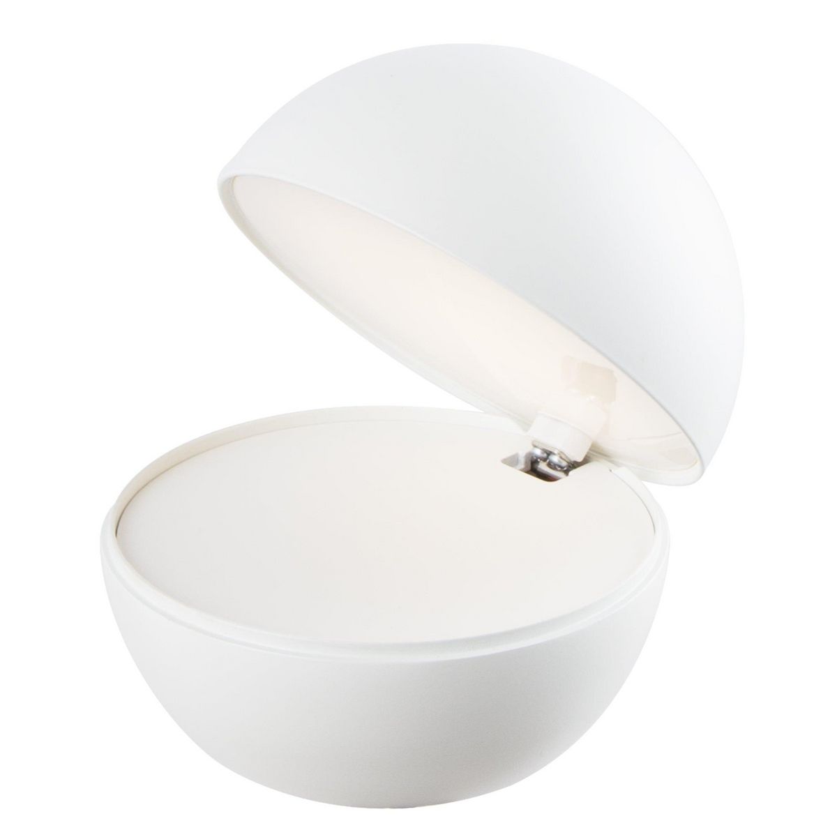 Lumisky Lampe de table design GOOD NIGHT Blanc Aluminium H11cm