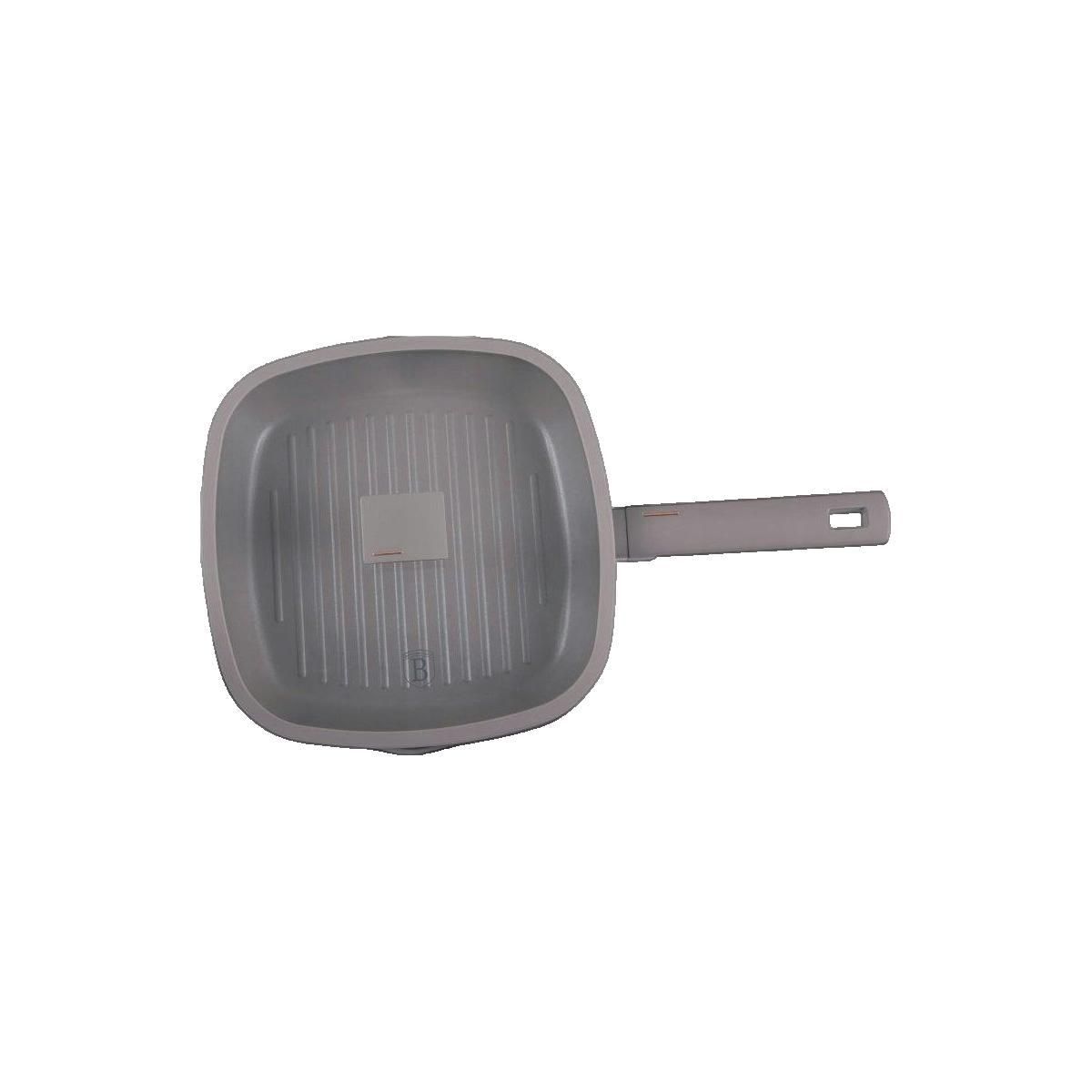 BERLINGER HAUS Poêle à griller Berlinger Haus Taupe 28 cm en aluminium forgé avec revêtement antiadhésif triple TitanPro