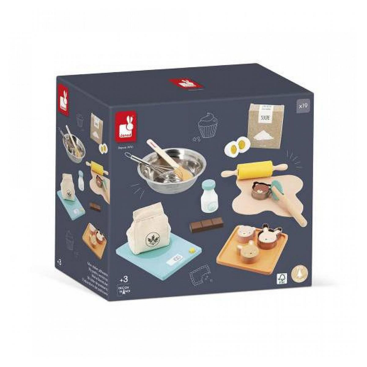 Juratoys-Janod Mon atelier patisserie en bois Janod