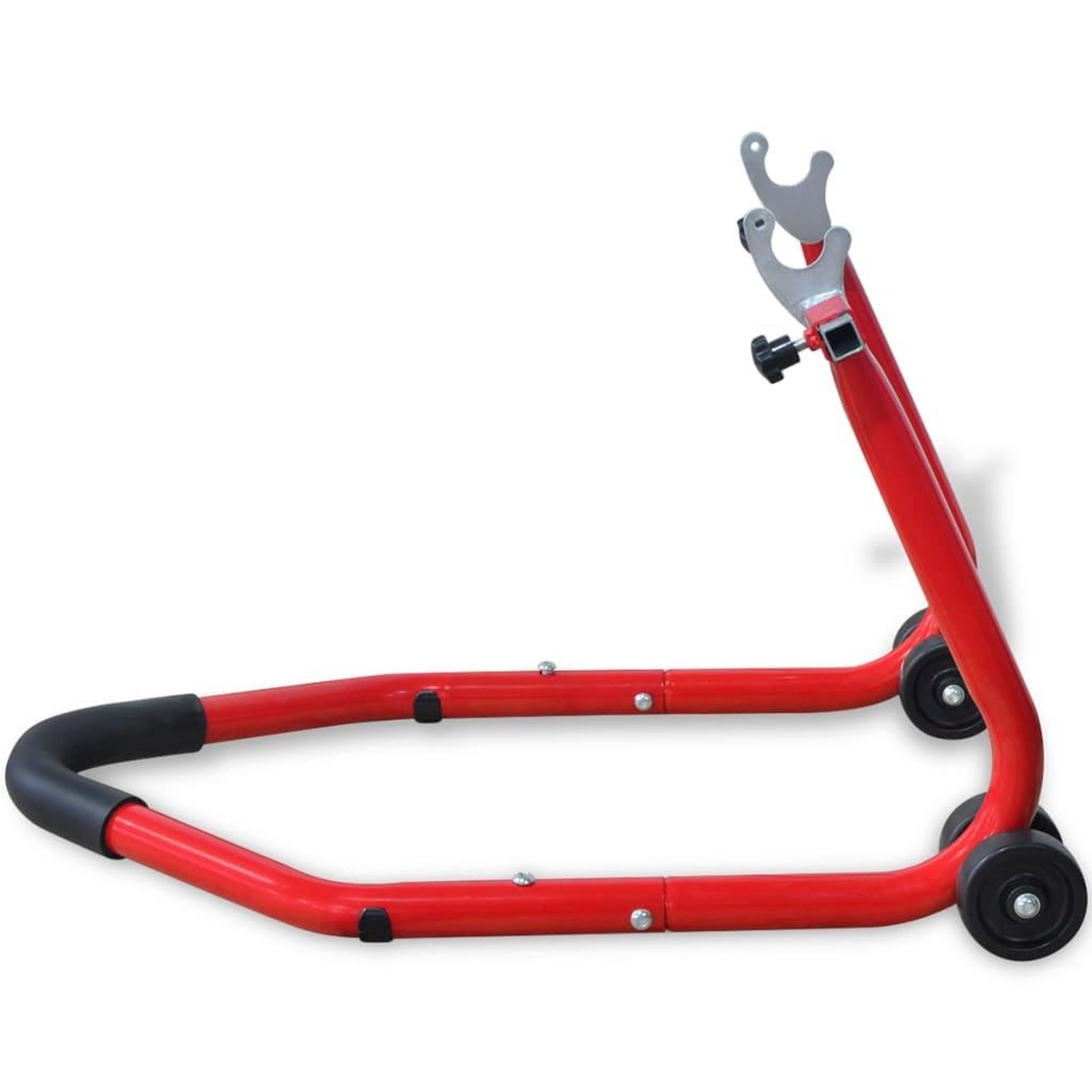 Voir la diapositive 4 : VIDAXL Bequille arriere de moto Rouge