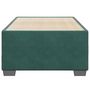Voir la diapositive 4 : VIDAXL Cadre de lit sans matelas vert fonce 90x200 cm velours