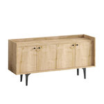 Habitat et Jardin Buffet en bois  Navi  - 150 x 40 x 80 cm - Beige