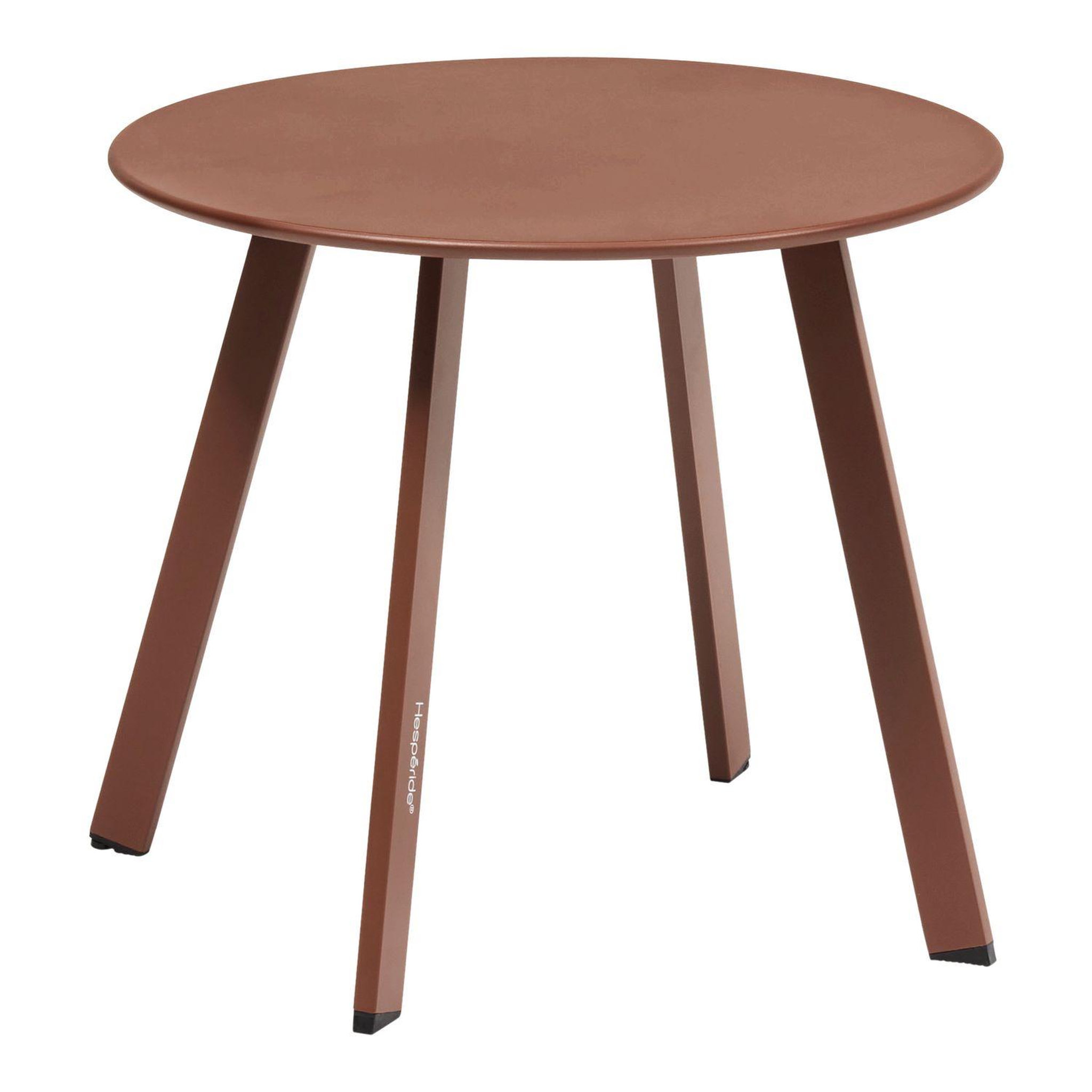 Voir la diapositive 1 : HESPERIDE Table basse de jardin ronde SAONA