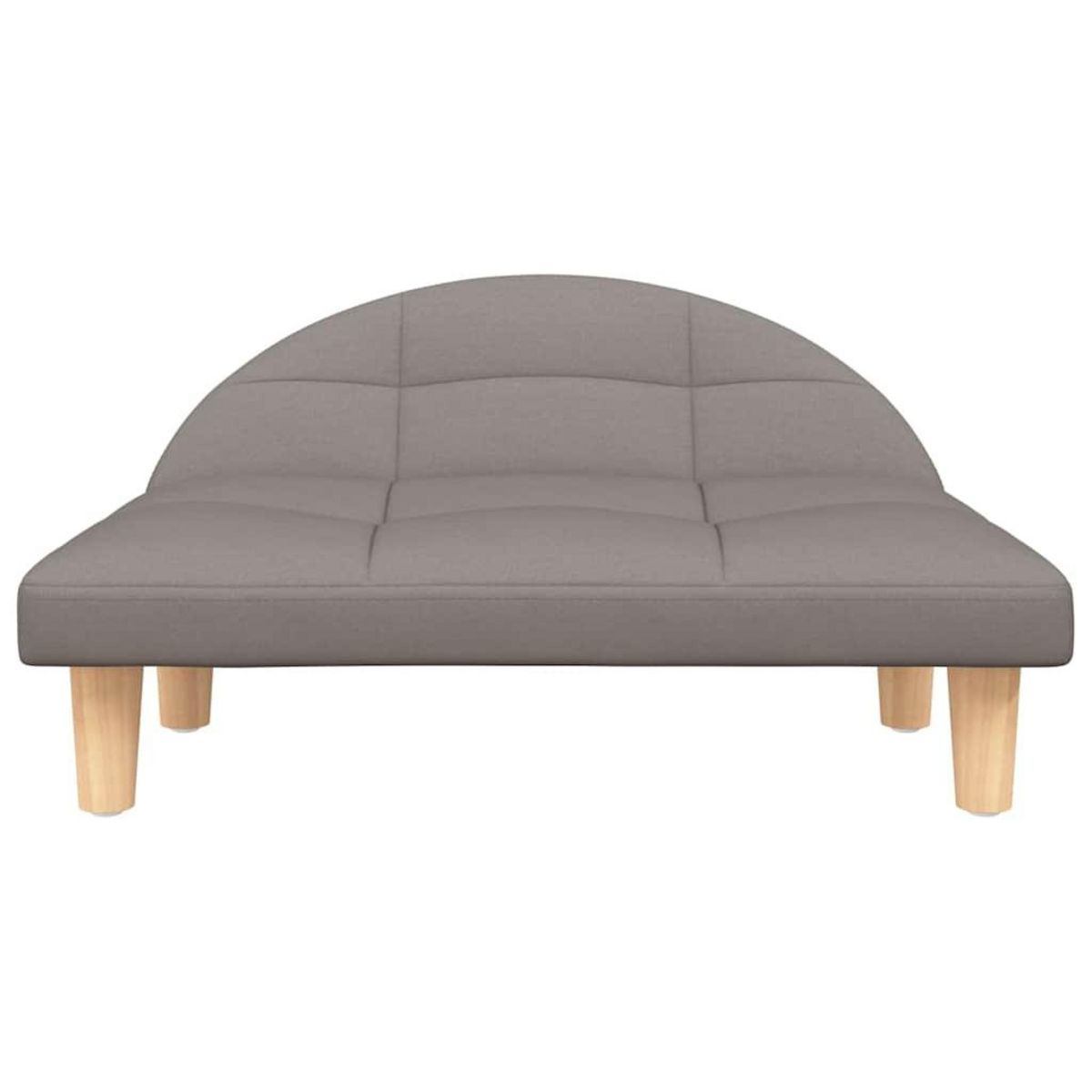 VIDAXL Lit pour chien taupe 70x52x30 cm tissu