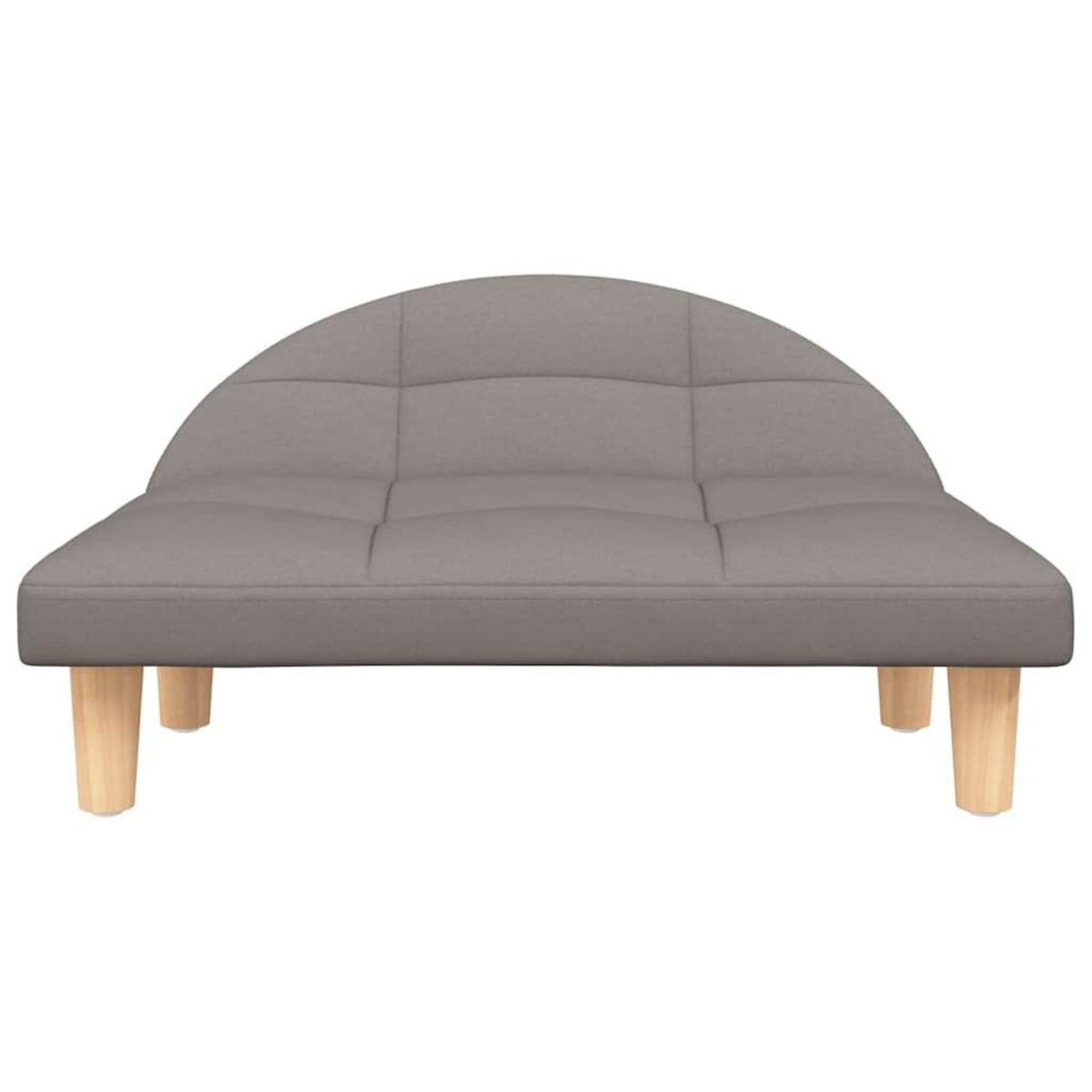 VIDAXL Lit pour chien taupe 70x52x30 cm tissu