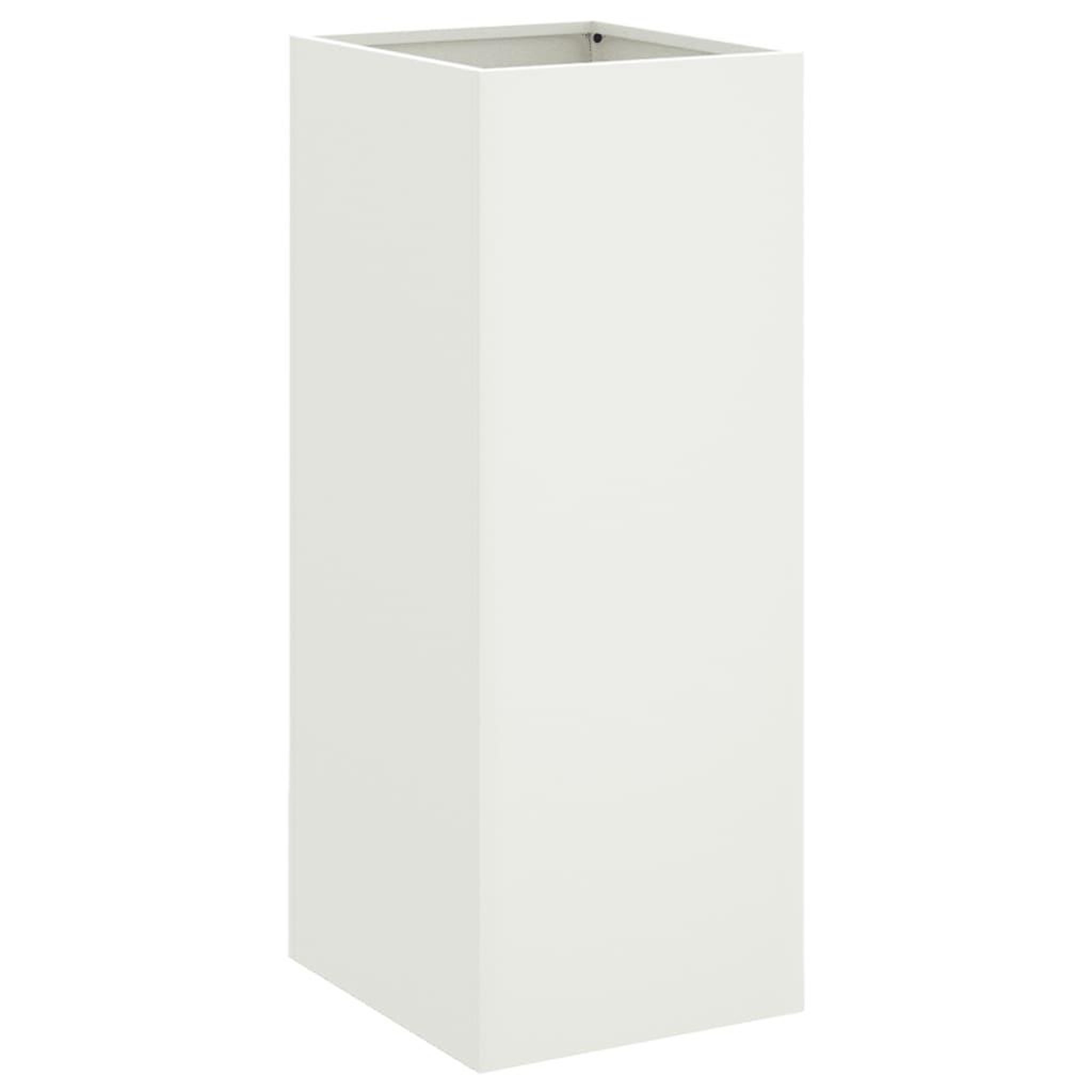 Voir la diapositive 2 : VIDAXL Jardiniere blanc 32x29x75 cm acier