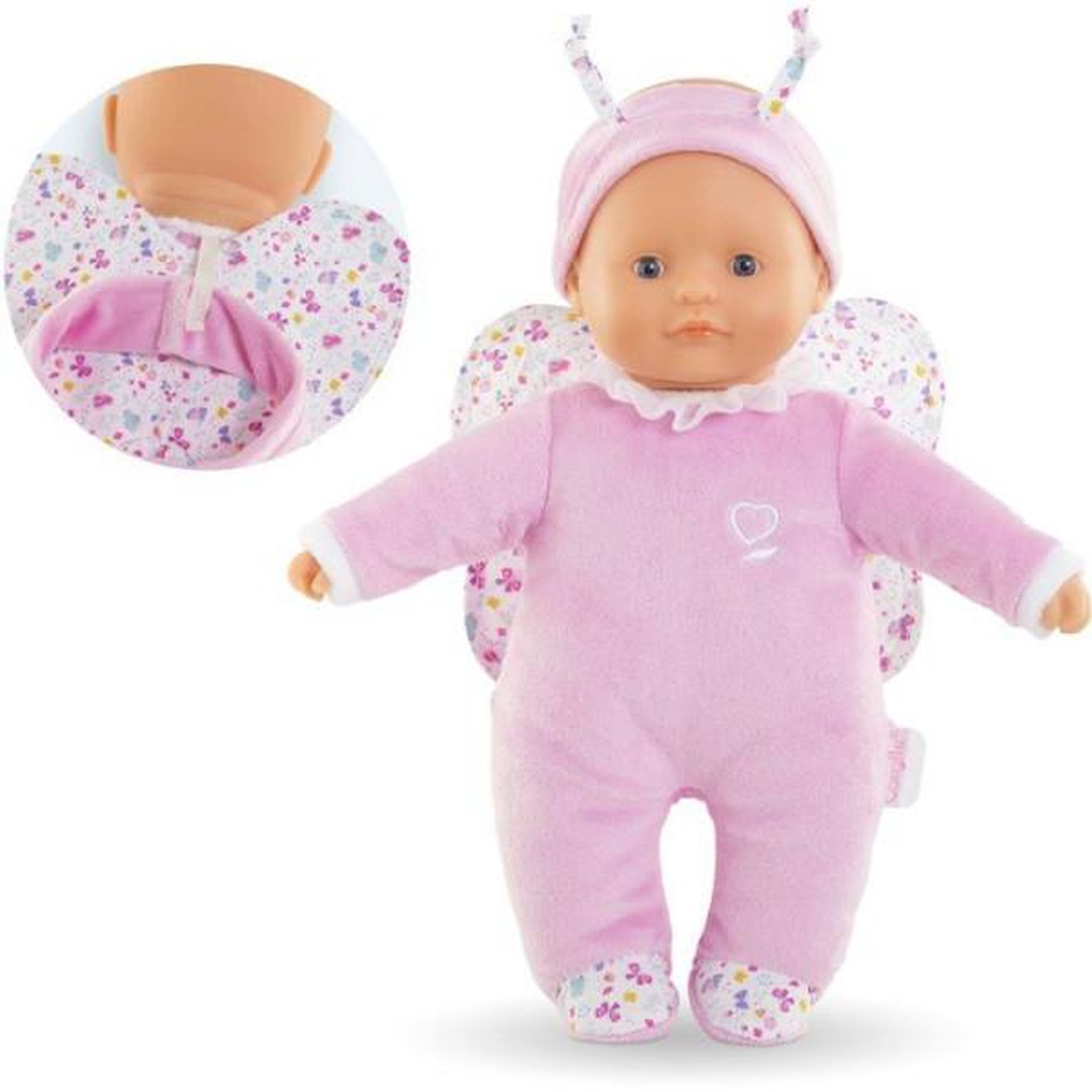 Corolle Mon Doudou - COROLLE - Pti' Cœur Papillon - 30 cm - Senteur vanille