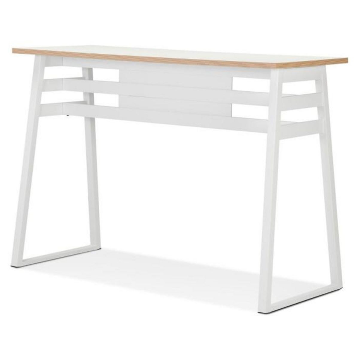 Paris Prix Table de Bar Design  Javier  150cm Blanc