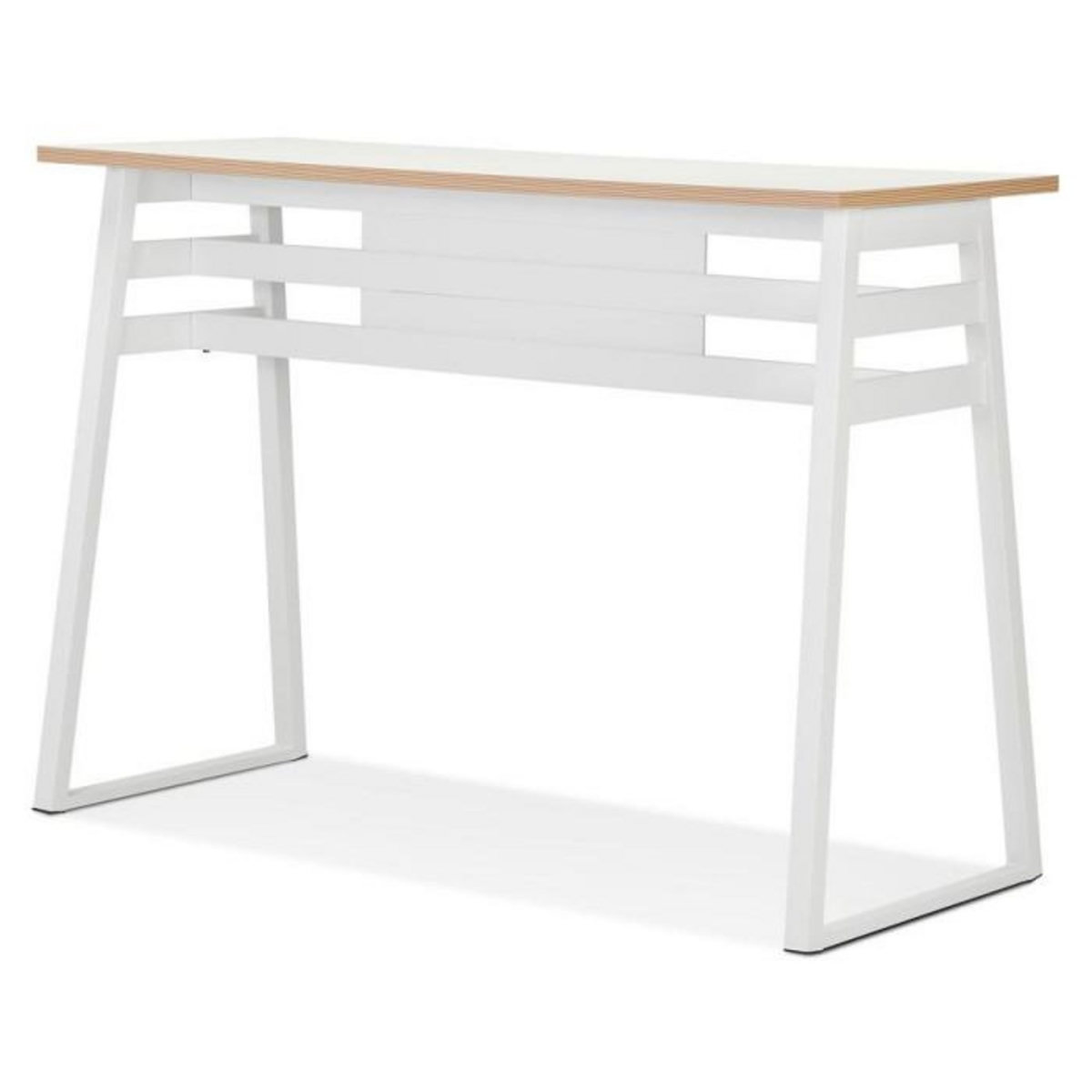 Paris Prix Table de Bar Design  Javier  150cm Blanc