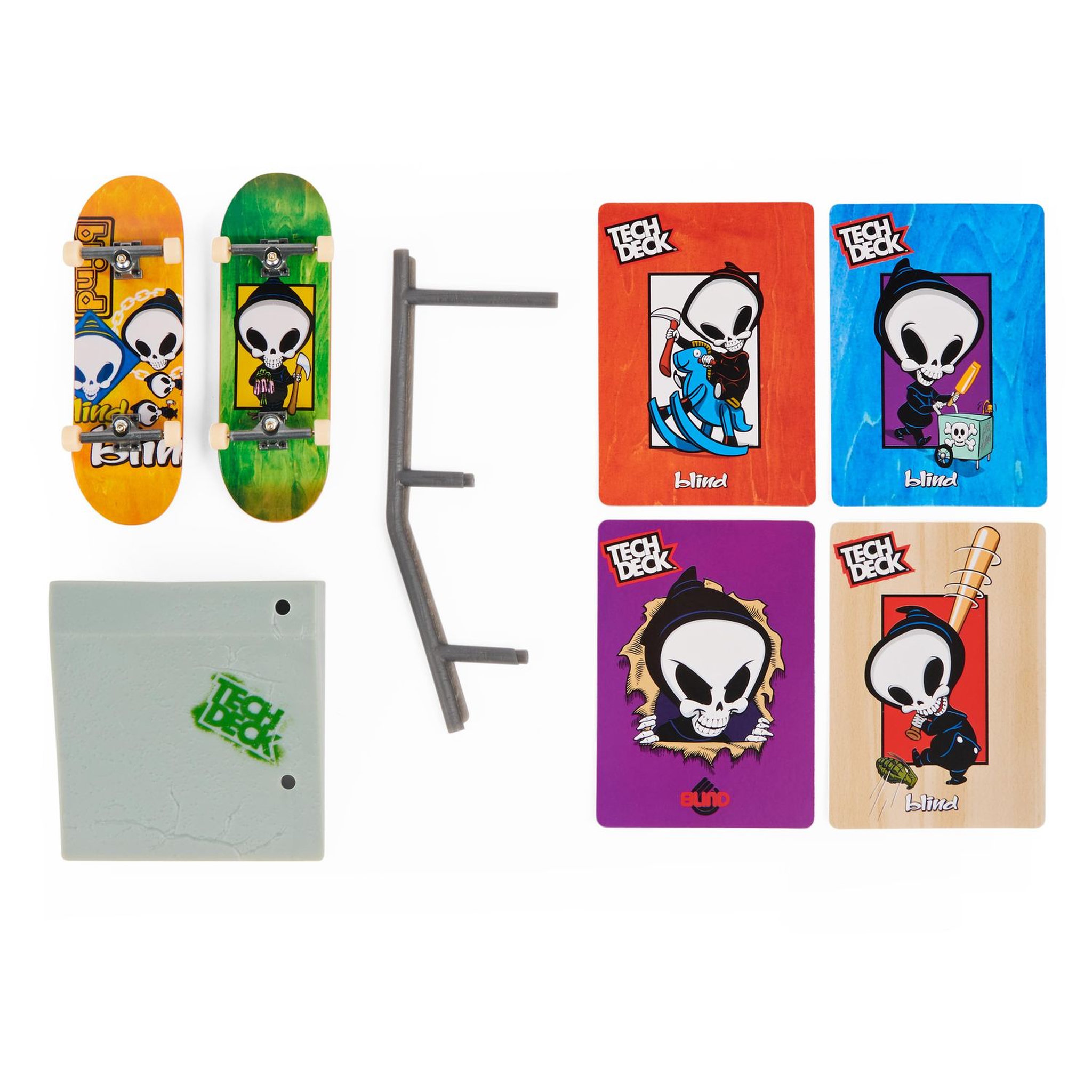 Voir la diapositive 5 : TECK DECK Pack Versus de 2 Finger Skates Tech Deck