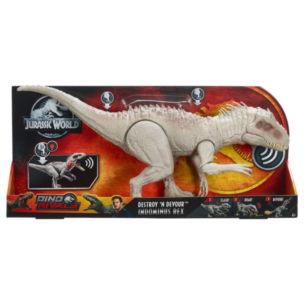 MATTEL Figurine interactive dinosaure Indominus Rex 60 cm - Jurassic World