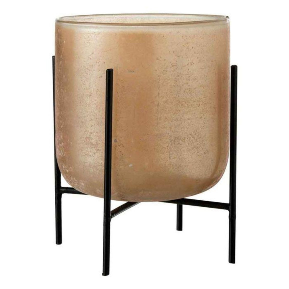 Paris Prix Photophore sur Pied Déco  Astor  22cm Ambre