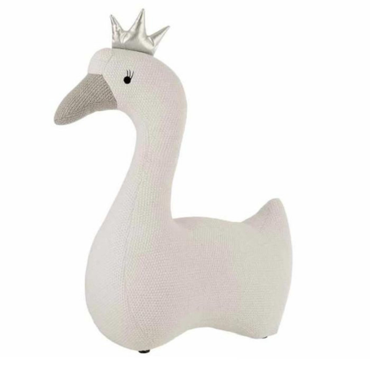 Paris Prix Fauteuil Enfant  Cygne  77cm Blanc & Argent
