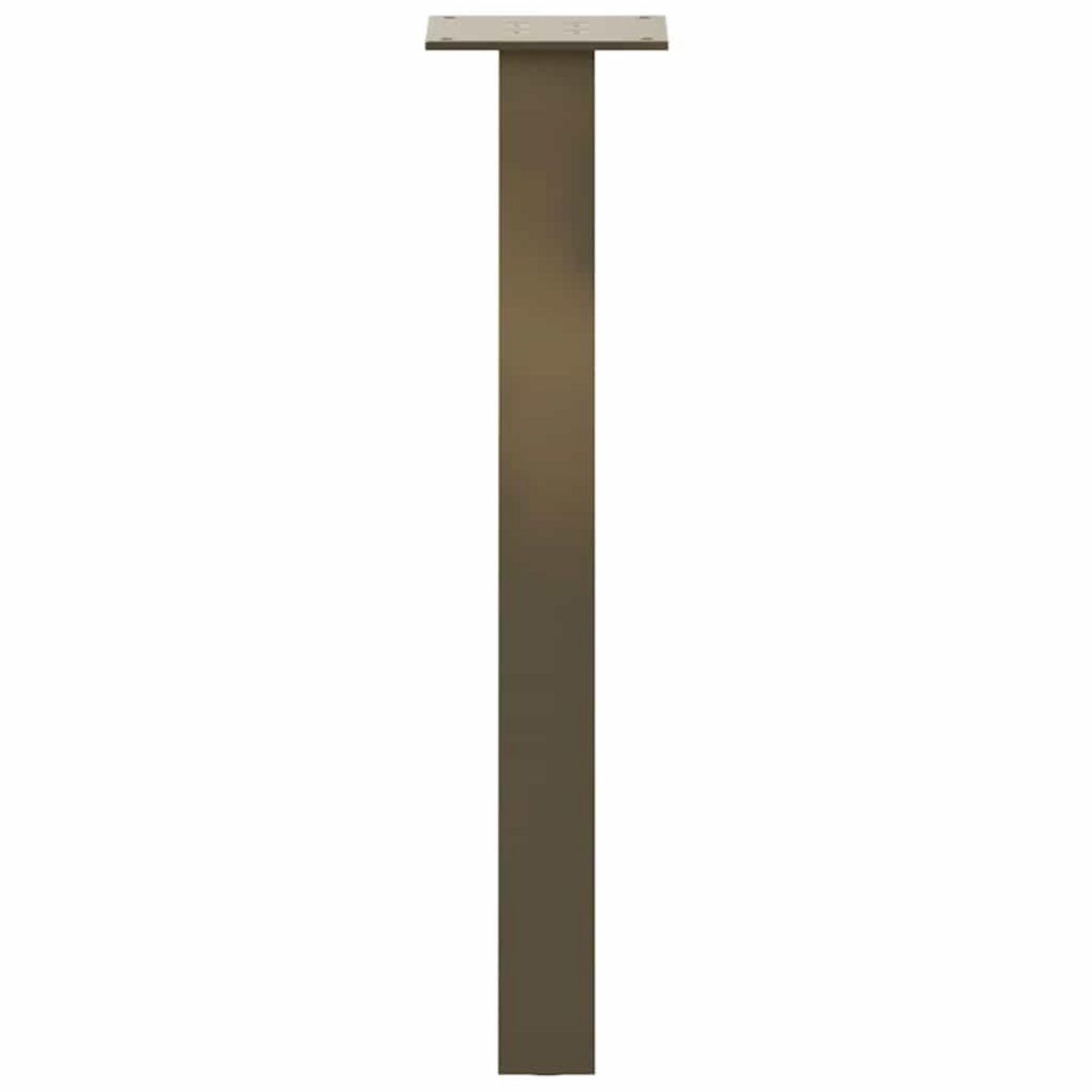 VIDAXL Pieds de table basse acier naturel 4 pcs 30 cm acier