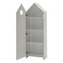 Voir la diapositive 2 : Paris Prix Armoire Enfant 4 Niveaux  Casami  171cm Blanc