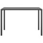 Voir la diapositive 3 : VIDAXL Table a manger de jardin anthracite 110x54x70 cm acier