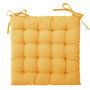 Voir la diapositive 2 : ATMOSPHERA Galette de Chaise  Otto  38x38cm Ocre