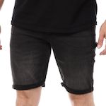 Schott Short en Jean  Homme Schott Luca. Coloris disponibles : Noir