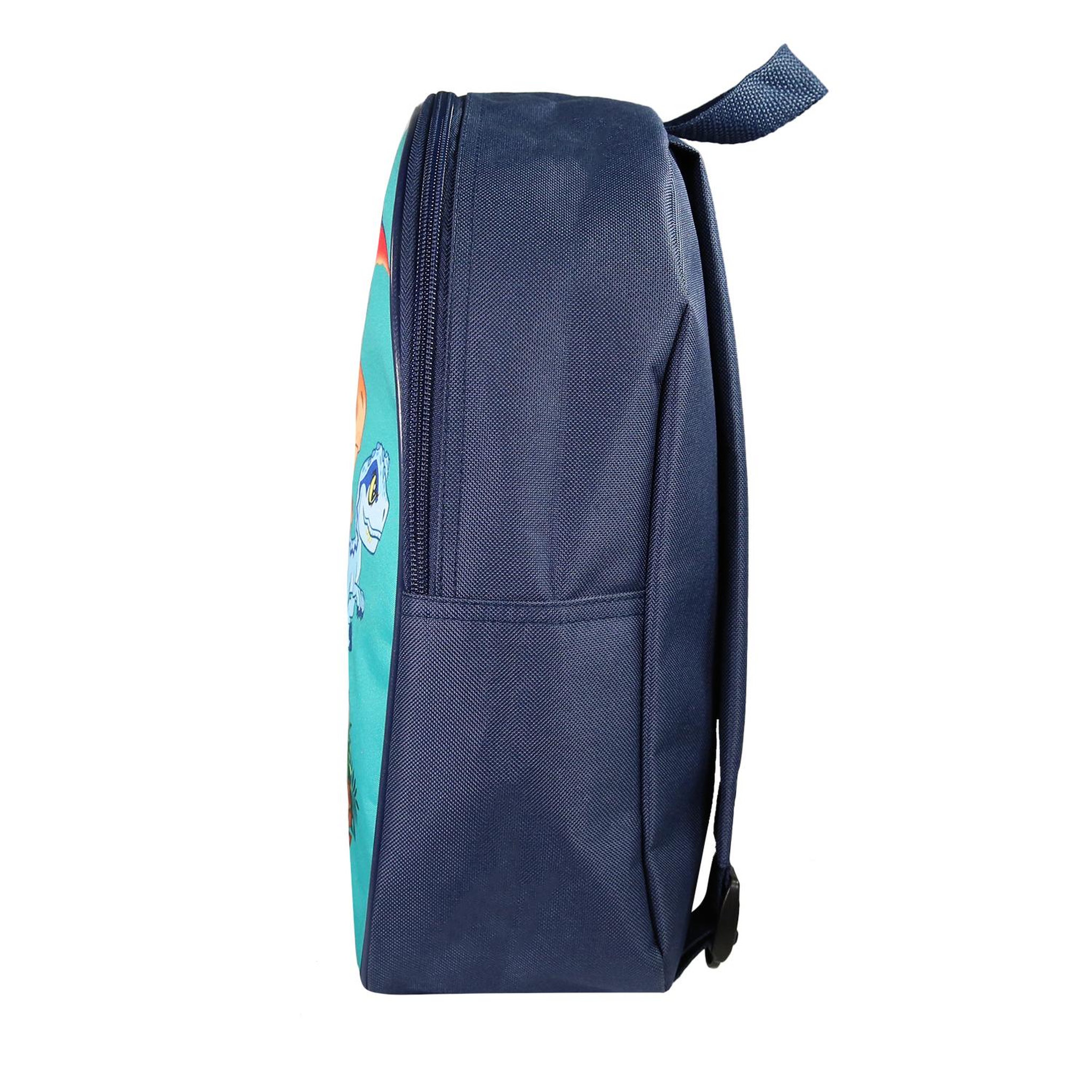 Voir la diapositive 3 : Bagtrotter Jurassic World - Sac goûter 31cm marine, 1 compartiment - Bagtrotter