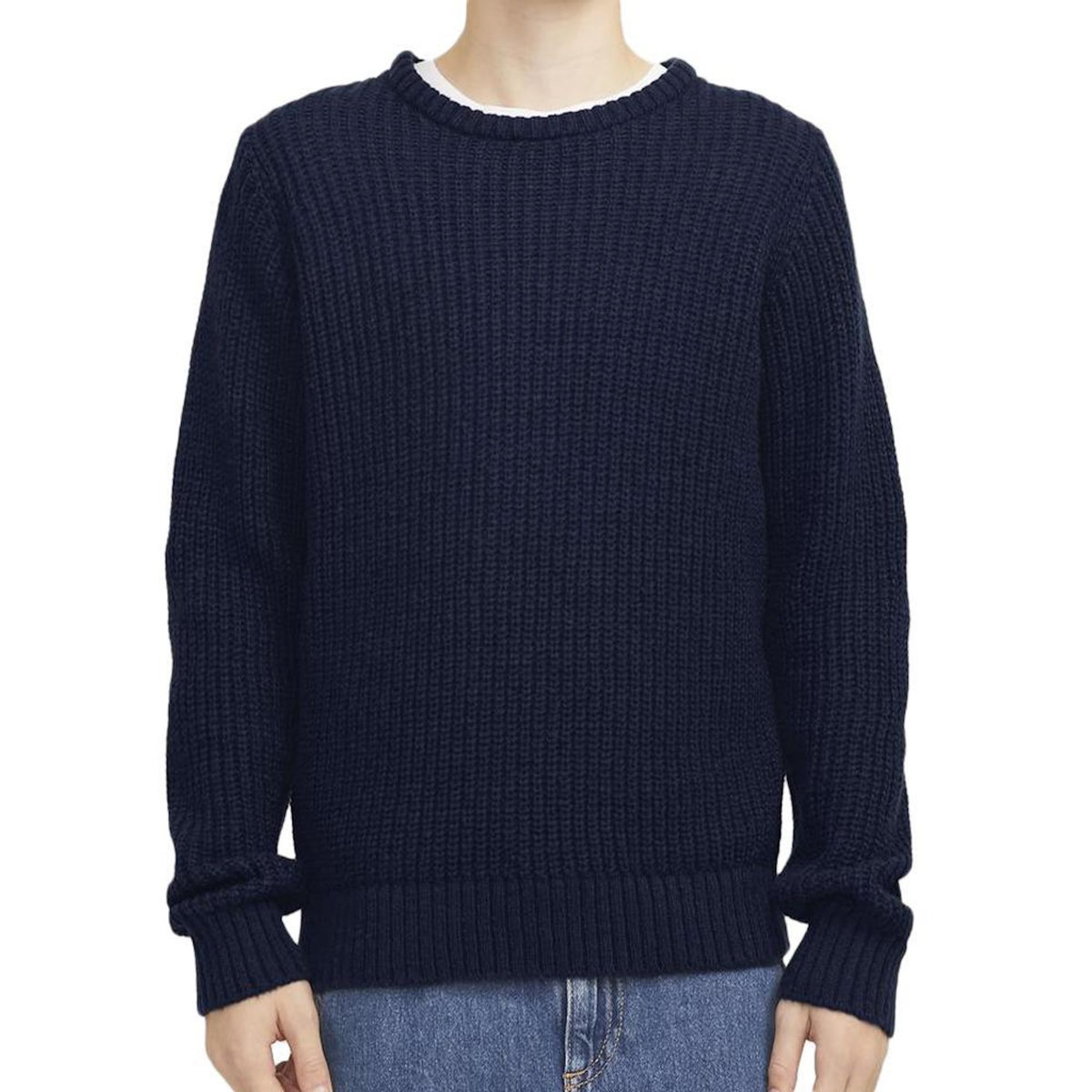 Jack & Jones Pull Marine Garçon Jack & Jones Crew Neck
