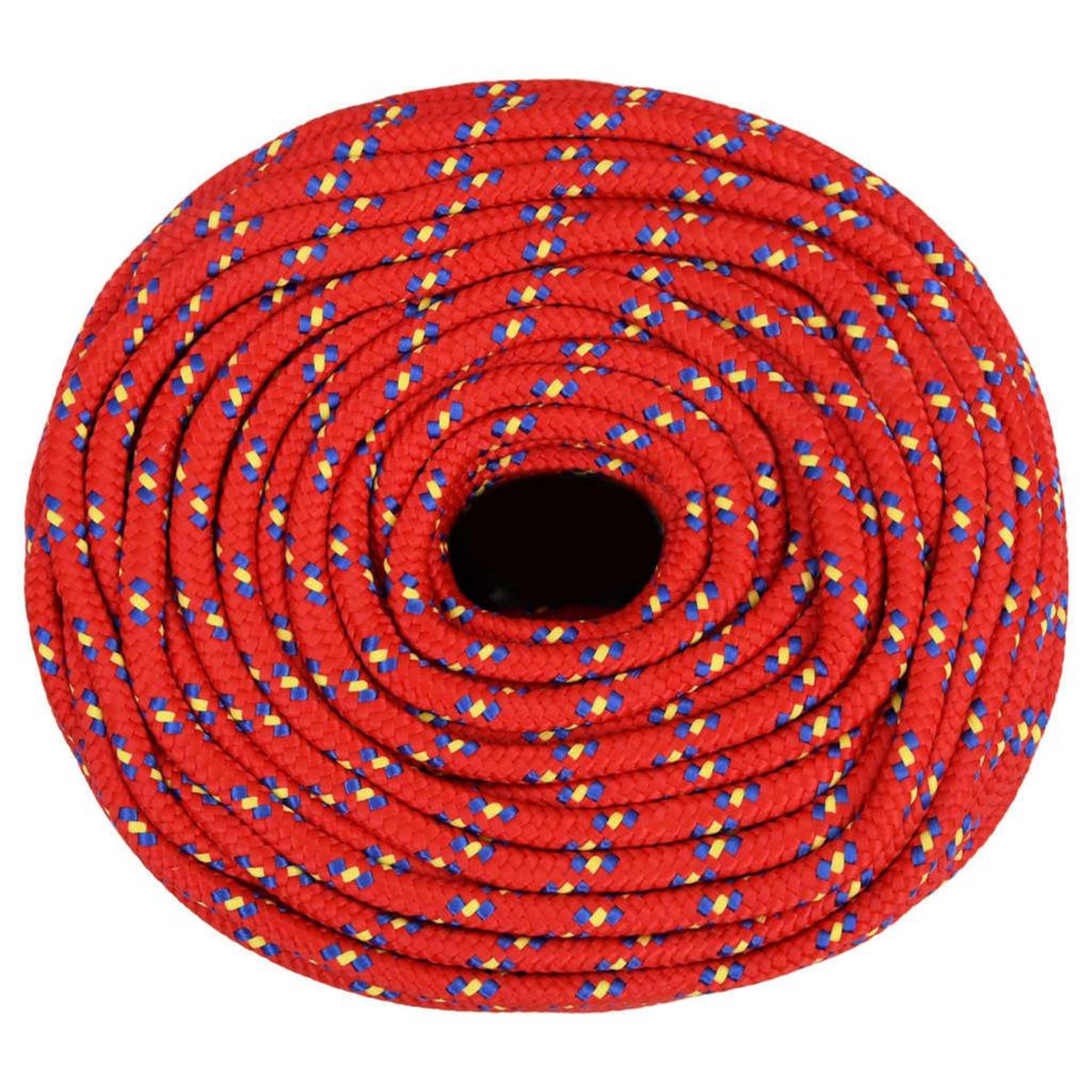 VIDAXL Corde de bateau Rouge 8 mm 250 m Polypropylene