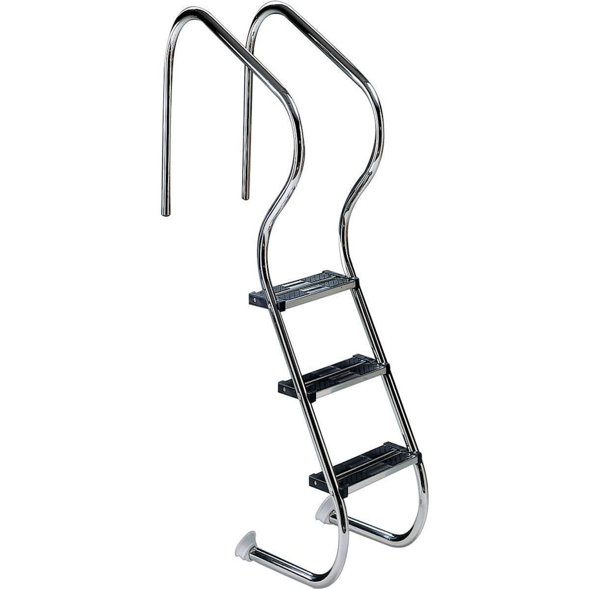 Habitat et Jardin Echelle résidentielle pour piscine - 3 marches inox