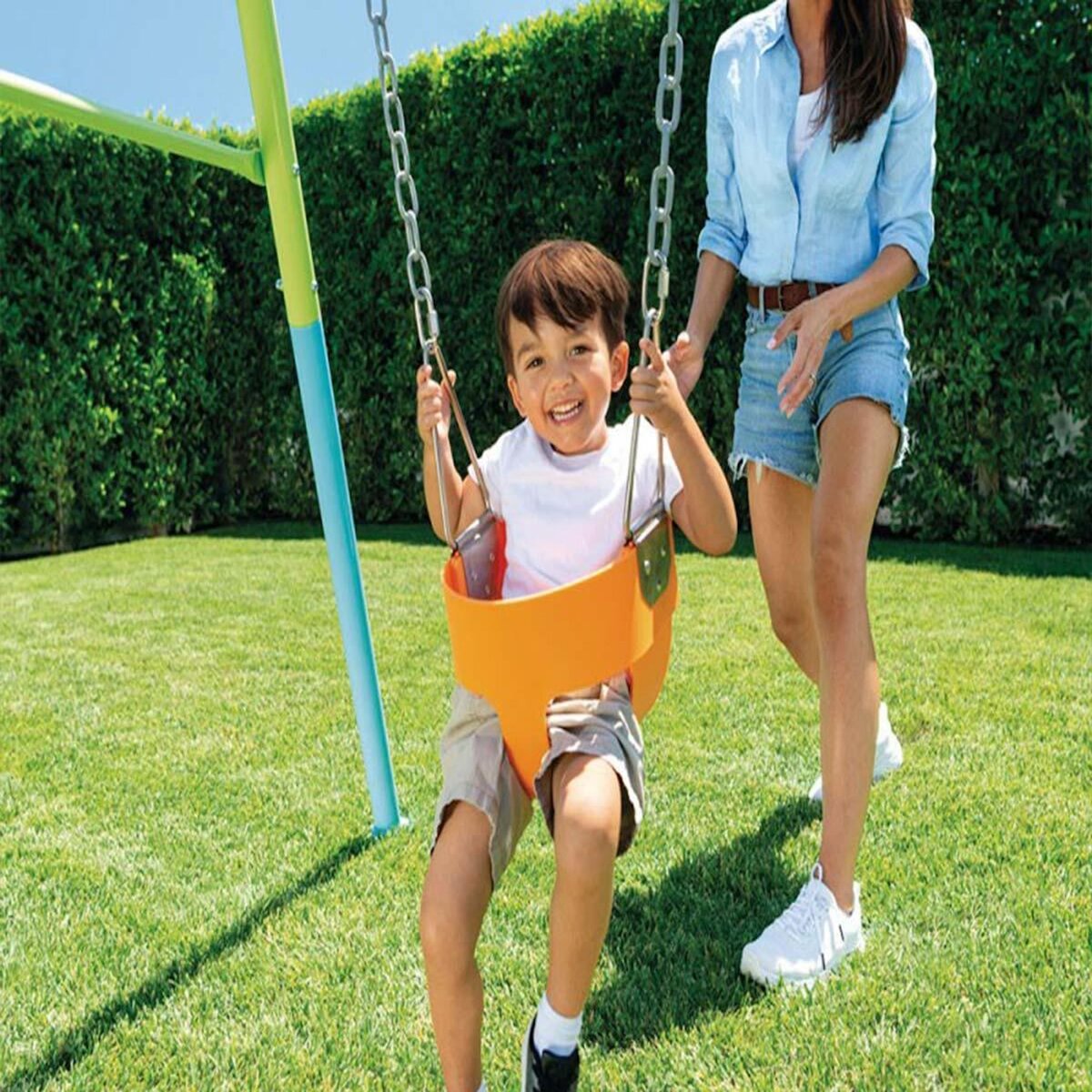 INTEX Portique-balançoire 2 en 1 balançoire + siège bébé - Intex