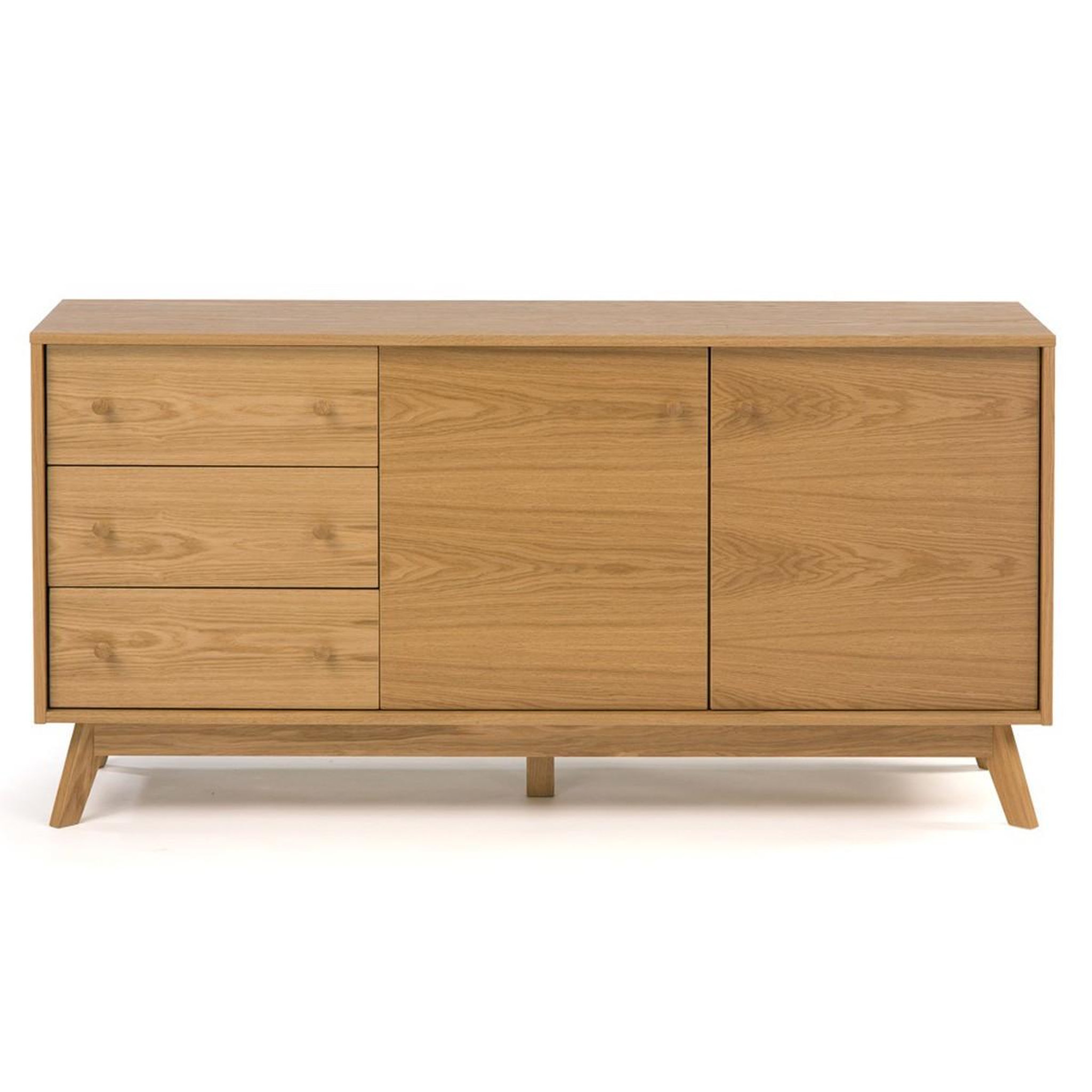 Paris Prix Buffet 3 Tiroirs & 2 Portes  Kensal  145cm Chêne