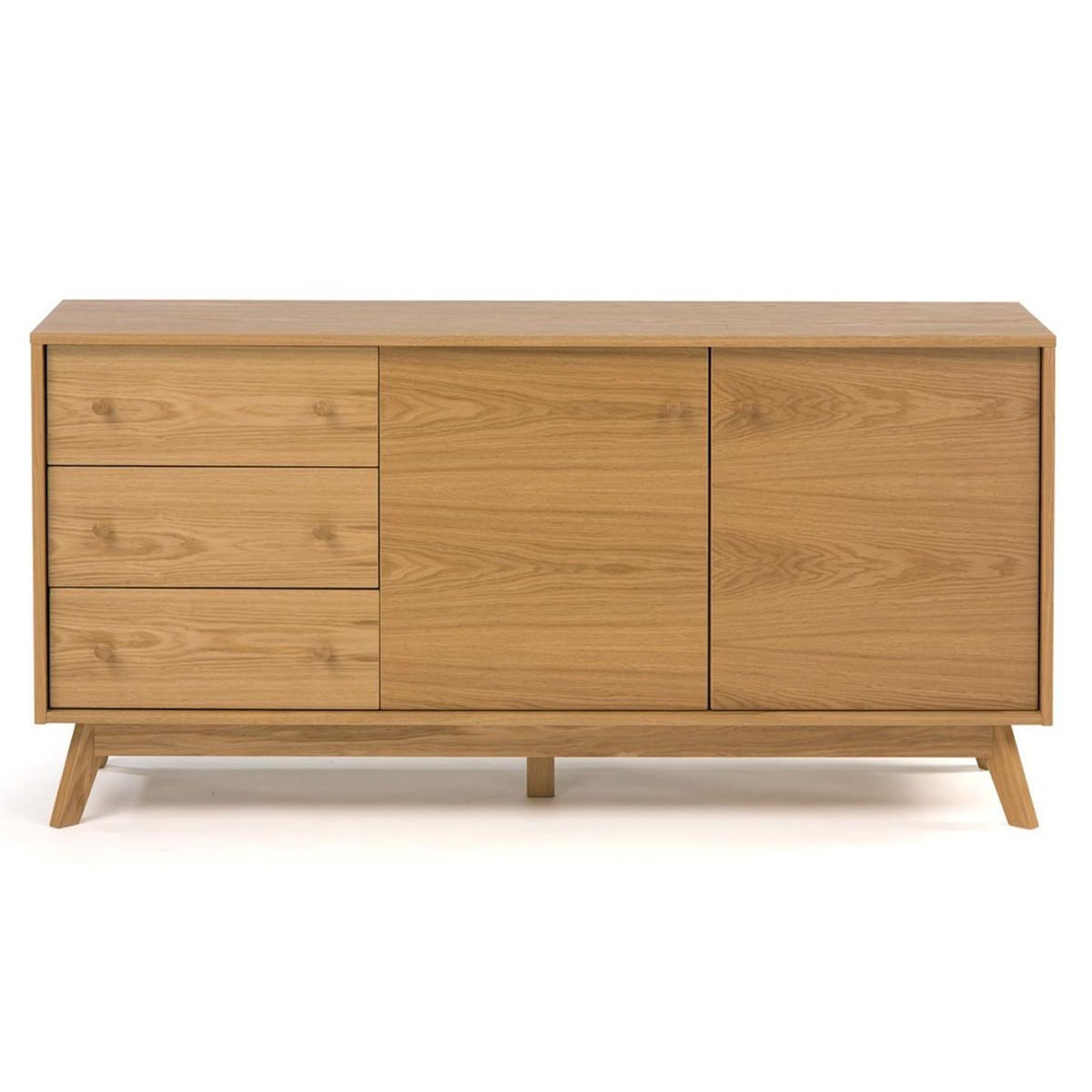 Paris Prix Buffet 3 Tiroirs & 2 Portes  Kensal  145cm Chêne