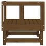 Voir la diapositive 5 : VIDAXL Canapes d'angle de jardin 2 pcs marron miel bois de pin solide