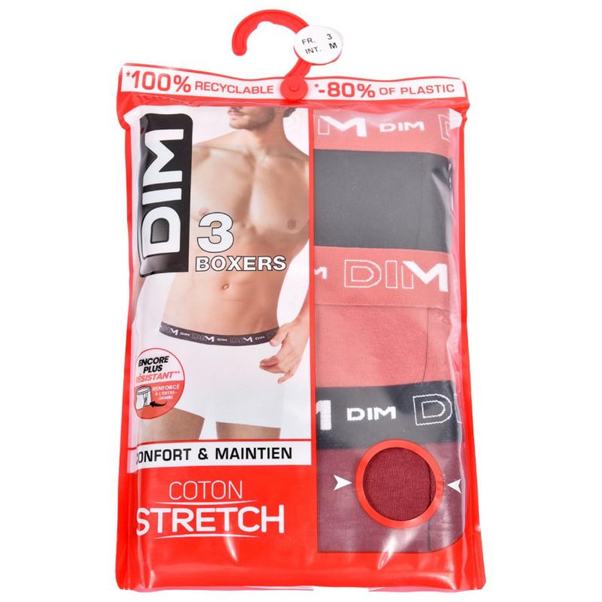 Voir la diapositive 4 : DIM Boxer DIM Lot de 3