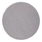 Paris Prix Tapis Rond Bouclette  Teddy  200cm Gris