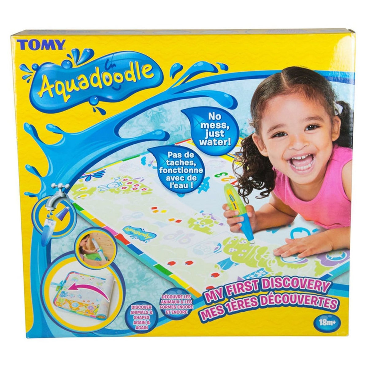 TOMY Tapis de jeu Aquadoodle Mes 1ères découvertes
