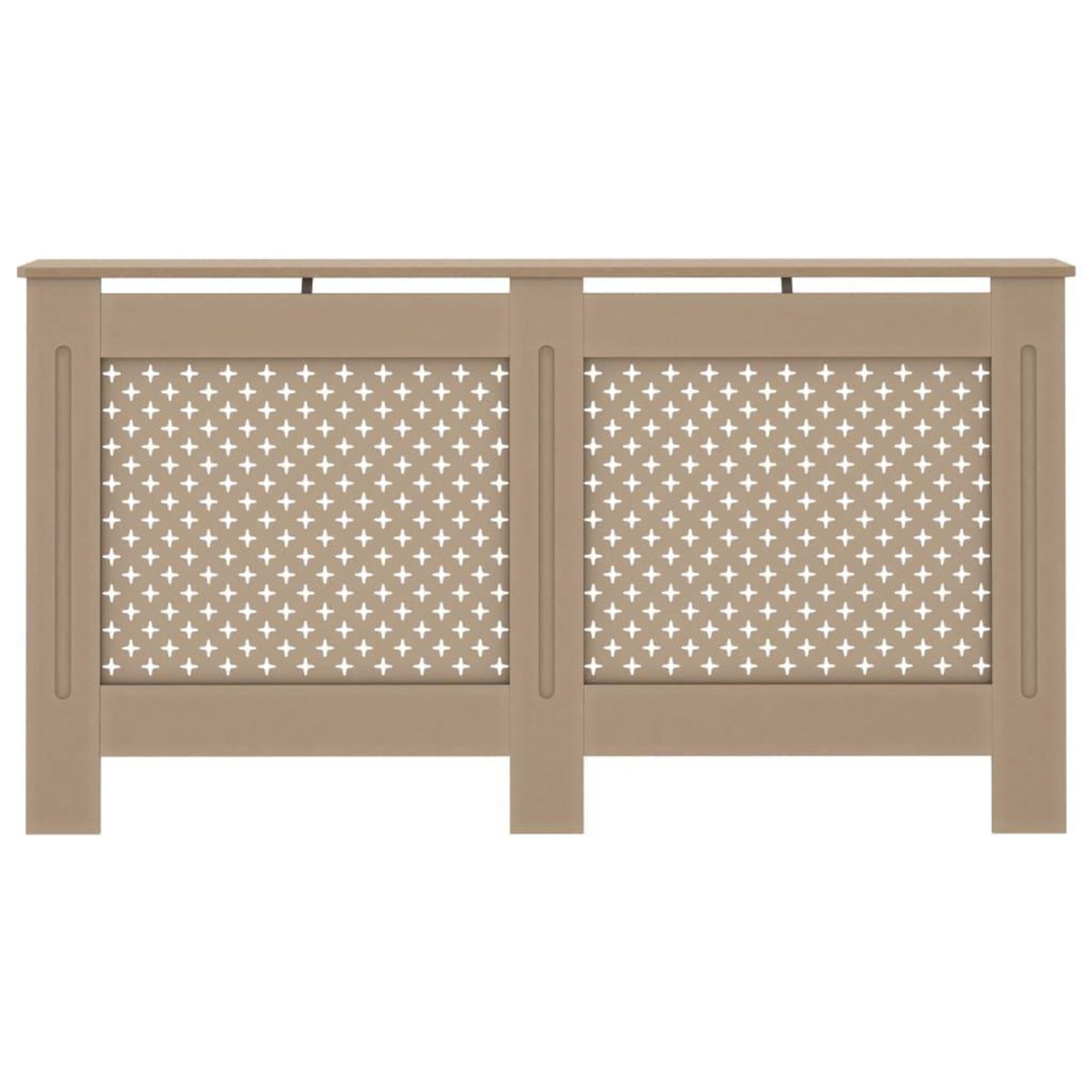 VIDAXL Cache-radiateur 152x19x81,5 cm MDF