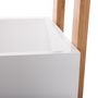 Voir la diapositive 2 : ATMOSPHERA Desserte roulettes 3 niveaux blanc Natureo