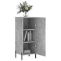 Voir la diapositive 4 : VIDAXL Buffet Gris beton 34,5x34x90 cm Bois d'ingenierie