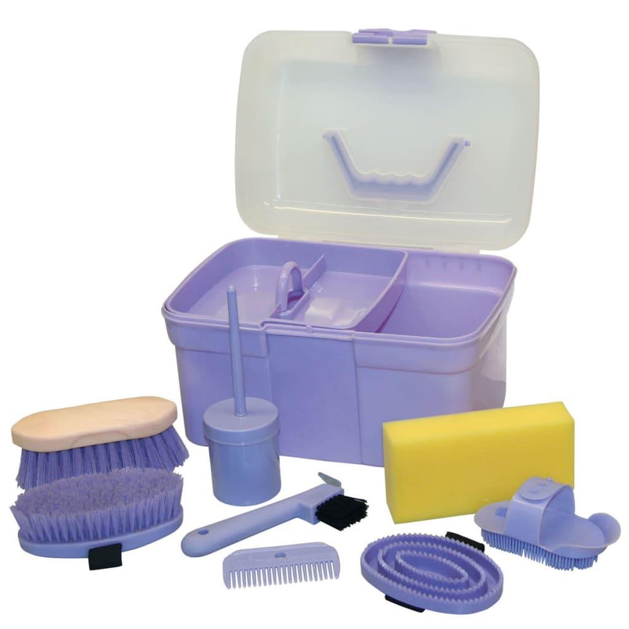 Voir la diapositive 1 : KERBL Kerbl Mini Boîte de toilettage avec 8 accessoires Rose 321765