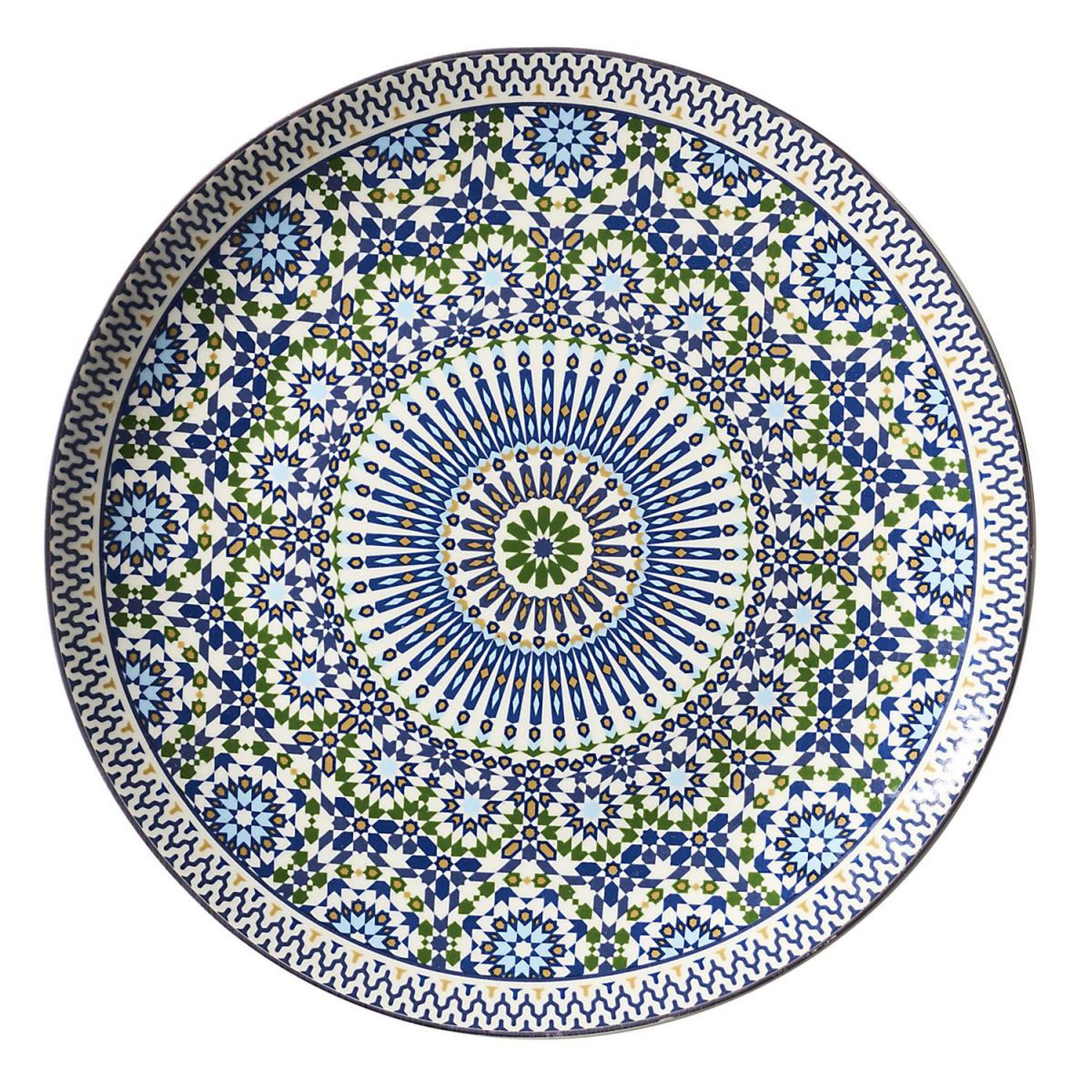 The Home Deco Factory Lot de 6 assiettes plates  sana  26cm multicolore