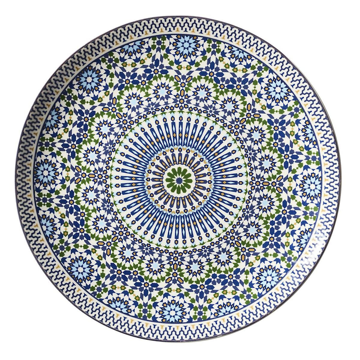 Paris Prix Lot de 6 Assiettes Plates  Sana  26cm Multicolore